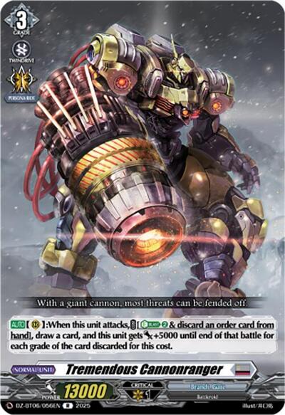 Tremendous Cannonranger [D-Format] DZ-BT06/056EN