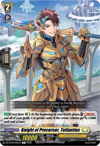 Knight of Precursor, Tellantius [D-Format] DZ-BT06/062EN
