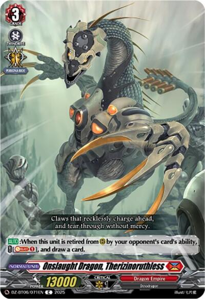 Onslaught Dragon, Therizinoruthless [D-Format] DZ-BT06/071EN