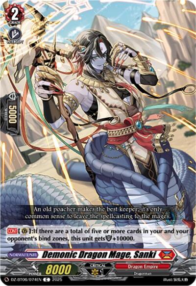 Demonic Dragon Mage, Sanki [D-Format] DZ-BT06/074EN