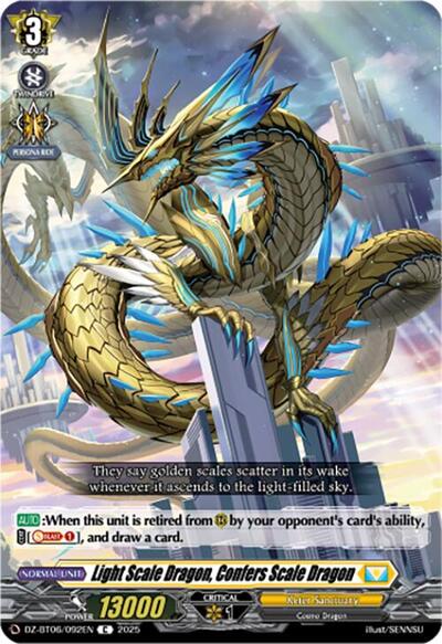 Light Scale Dragon, Confers Scale Dragon [D-Format] DZ-BT06/092EN