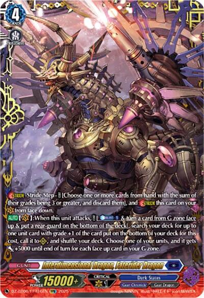 Interdimensional Dragon, Faterider Dragon [D Format] DZ-BT06/FFR16EN