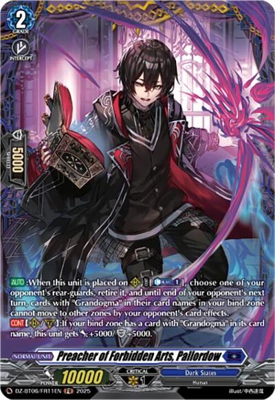 Preacher of Forbidden Arts, Pallordow [D-Format] DZ-BT06/FR11EN