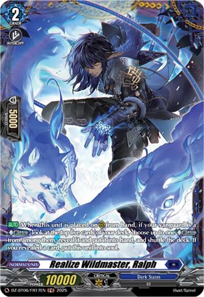 Realize Wildmaster, Ralph [D-Format] DZ-BT06/FR17EN