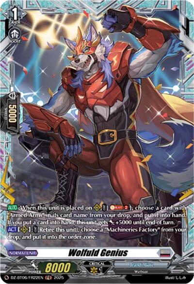 Wolfuld Genius [D-Format] DZ-BT06/FR22EN