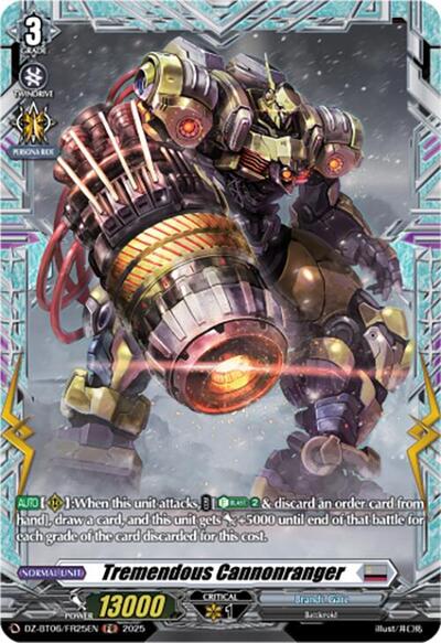 Tremendous Cannonranger [D-Format] DZ-BT06/FR25EN