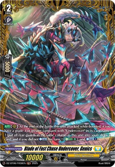 Blade of Fast Chase Undercover, Genics [D-Format] DZ-BT06/FR30EN