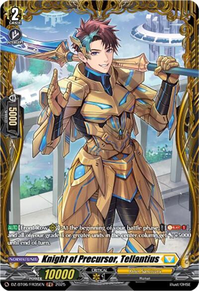 Knight of Precursor, Tellantius [D-Format] DZ-BT06/FR35EN
