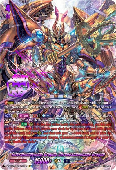 Interdimensional Dragon, Chronoscommand Dragon [D-Format] DZ-BT06/SEC02EN