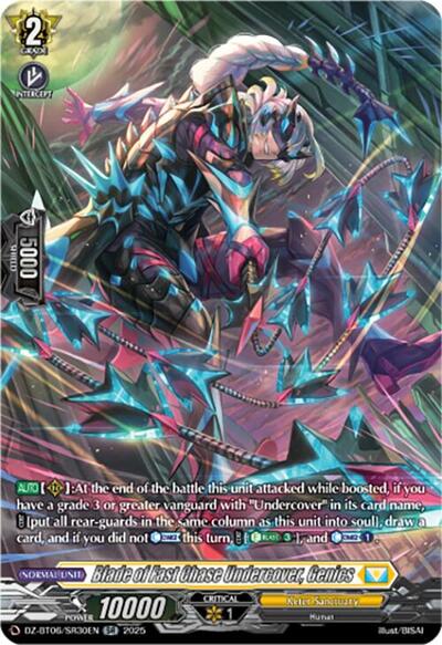 Blade of Fast Chase Undercover, Genics [D-Format] DZ-BT06/SR30EN