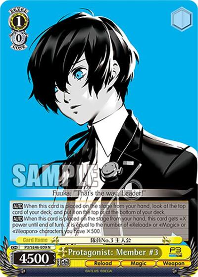 Protagonist: Member #3 P3/SE46-E09N
