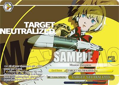 TARGET NEUTRALIZED. P3/SE46-E18PERPER