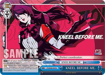 KNEEL BEFORE ME. P3/SE46-E59N