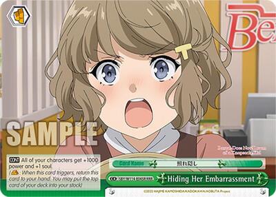 Hiding Her Embarrassment SBY/W114-E045R RRR