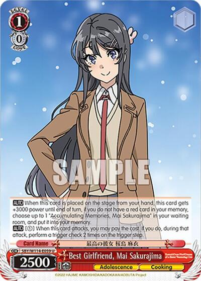 Best Girlfriend, Mai Sakurajima SBY/W114-E059 U