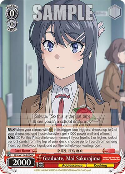 Graduate, Mai Sakurajima SBY/W114-E066 C