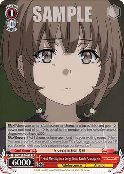 First Meeting in a Long Time, Kaede Azusagawa SBY/W114-E071S SR