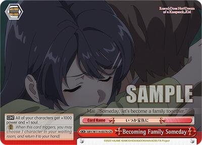 Becoming Family Someday SBY/W114-E076 CR