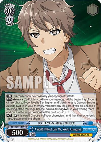A World Without Only Me, Sakuta Azusagawa SBY/W114-E091 C