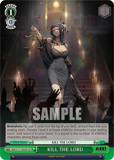 KILL THE LORD NIK/S117-E054S SR — GODDESS OF VICTORY: NIKKE