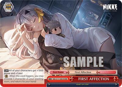 FIRST AFFECTION NIK/S117-E081R RRR — GODDESS OF VICTORY: NIKKE