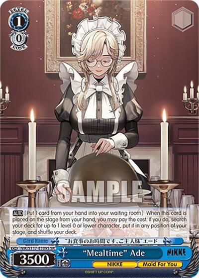 “Mealtime” Ade NIK/S117-E109S SR — GODDESS OF VICTORY: NIKKE