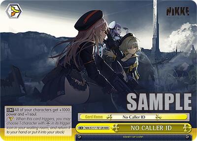 NO CALLER ID NIK/S117-TE12R RRR