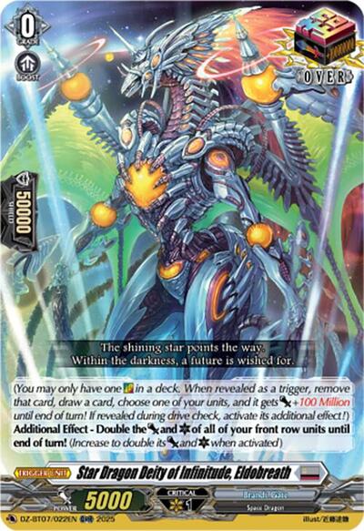 Star Dragon Deity of Infinitude, Eldobreath [D Format] DZ-BT07/022EN