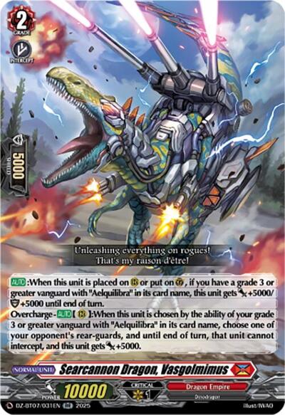 Searcannon Dragon, Vasgolmimus [D-Format] DZ-BT07/031EN