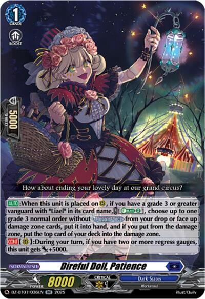 Direful Doll, Patience [D-Format] DZ-BT07/036EN