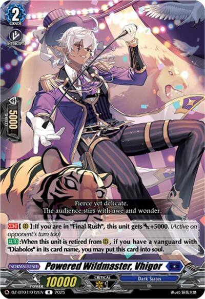 Powered Wildmaster, Vhigor [D-Format] DZ-BT07/072EN