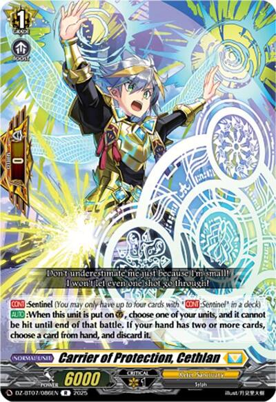 Carrier of Protection, Cethlan [D-Format] DZ-BT07/086EN