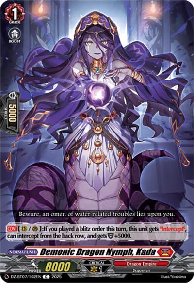 Demonic Dragon Nymph, Kada [D-Format] DZ-BT07/102EN