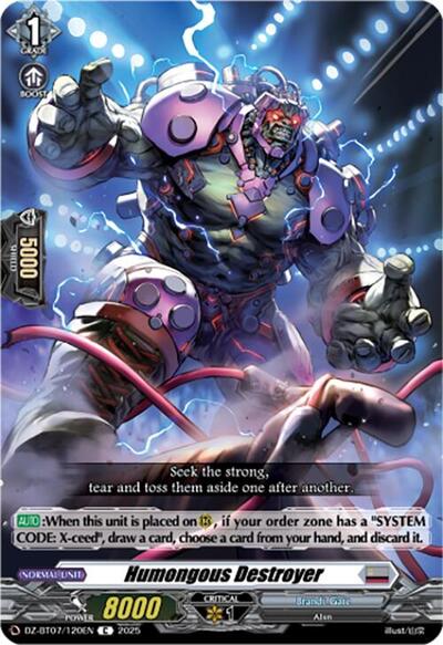 Humongous Destroyer [D-Format] DZ-BT07/120EN