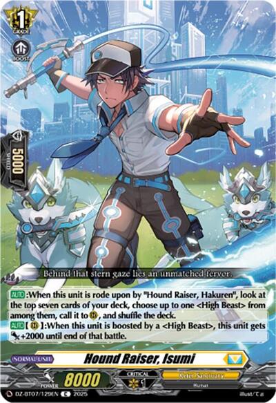 Hound Raiser, Isumi [D-Format] DZ-BT07/129EN