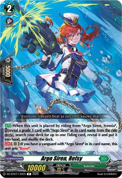 Argo Siren, Refsy [D-Format] DZ-BT07/134EN