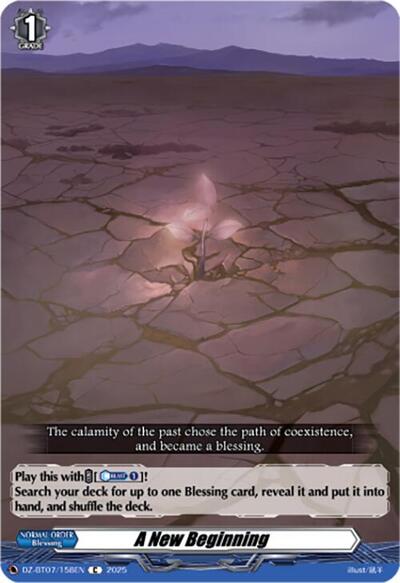 A New Beginning [D-Format] DZ-BT07/158EN