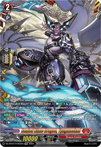Sealed Blaze Dragon, Yyugmashad [D-Format] DZ-BT07/FFR03EN