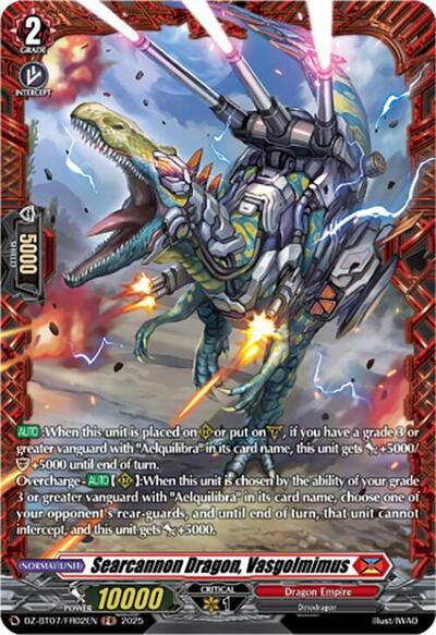 Searcannon Dragon, Vasgolmimus [D-Format] DZ-BT07/FR02EN