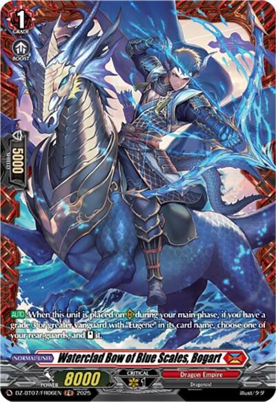 Waterclad Bow of Blue Scales, Bogart [D-Format] DZ-BT07/FR06EN
