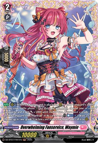 Overwhelming Fanservice, Waymie [D-Format] DZ-BT07/FR41EN