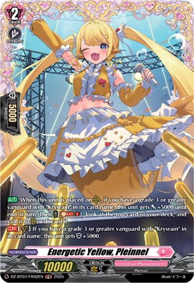 Energetic Yellow, Pleinnel [D-Format] DZ-BT07/FR42EN