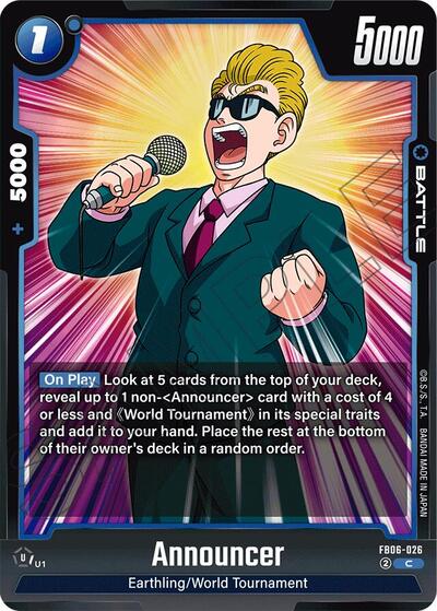Announcer (FB06-026) [Fusion World] FB06-026