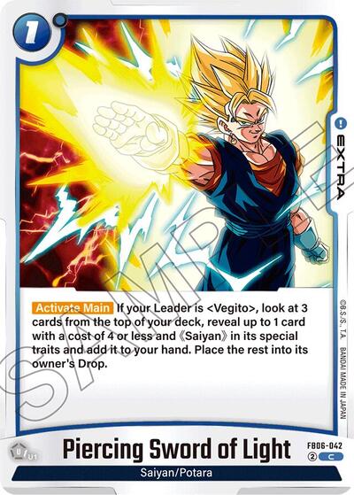 Piercing Sword of Light (FB06-042) [Fusion World] FB06-042
