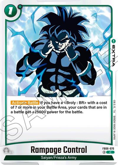 Rampage Control (FB06-070) [Fusion World] FB06-070