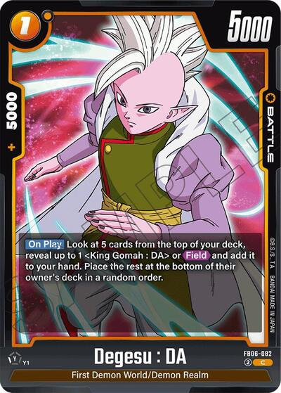 Degesu : DA (FB06-082) [Fusion World] FB06-082