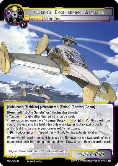 Queen's Engineering Airfleet — Ten Oaths of Protopaterpolis' War
