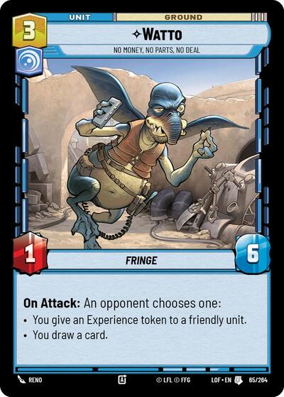Watto, No Money, No Parts, No Deal