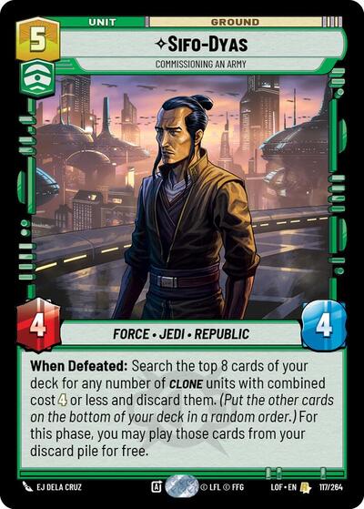 Sifo-Dyas, Commissioning An Army