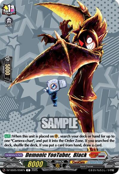 Demonic YooTuber, Black [D-Format] DZ-SS05/059EN